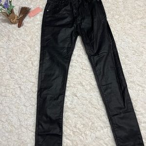 Top trends Collection wax coated pants Size 36.  New with tags.